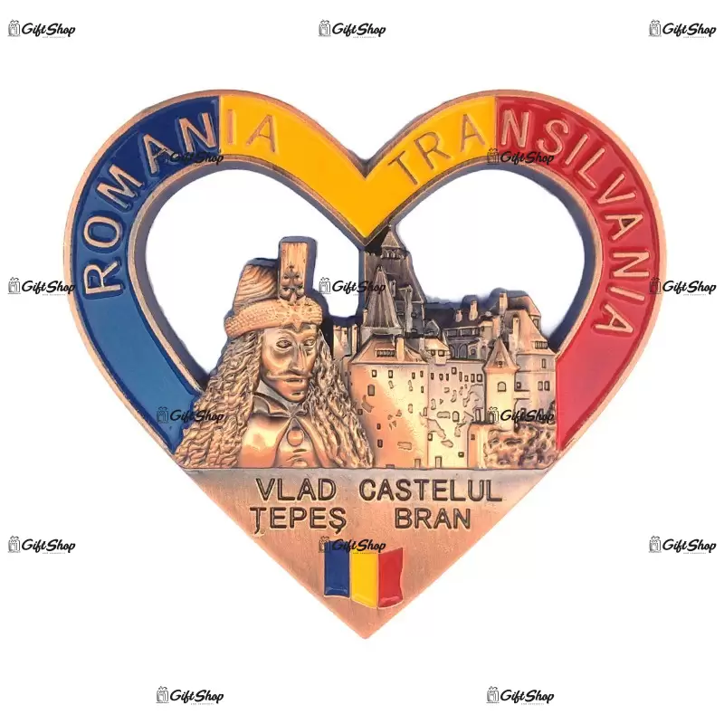 Ornament metal magnet castelul bran